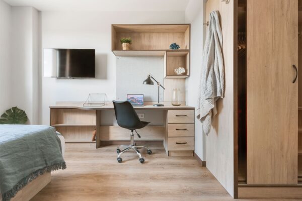 Mobiliario para Residencia de Estudiantes Salamanca, Alpha Contract