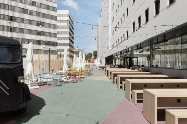 Mobiliario contract en Residencia Sevilla, Alpha Contract
