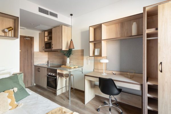 Mobiliario contract para Residencia Vicálvaro, Alpha Contract