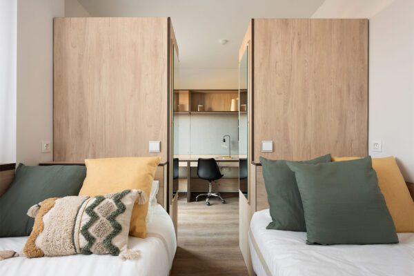 Mobiliario contract para Residencia Vicálvaro, Alpha Contract