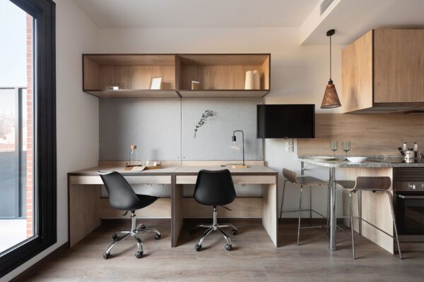 Mobiliario contract para Residencia Vicálvaro, Alpha Contract