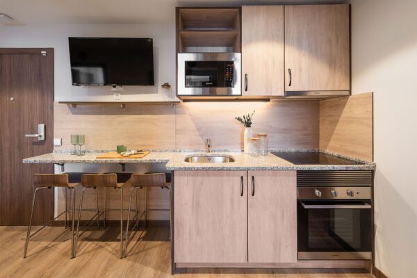Mobiliario contract para Residencia Vicálvaro, Alpha Contract