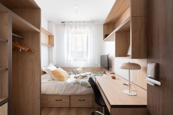 Mobiliario contract para Residencia Vicálvaro, Alpha Contract