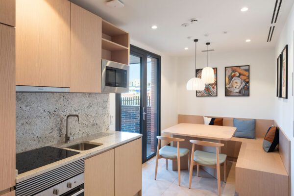 Mobiliario contract para Nodis Apartamentos Hotel Pozuelo, Alpha Contract